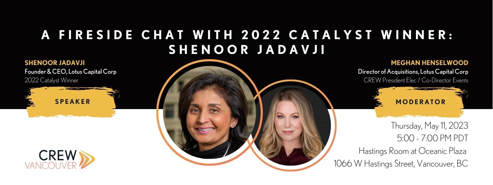 CREW Vancouver Event A Fireside Chat with 2022 Catalyst Winner Shenoor Jadavji V3 2023 05 11 W
