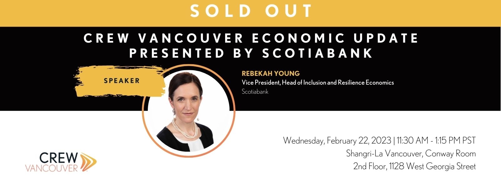 CREW Vancouver Event Economic Update Sold Out Ribbon 2023 02 22 W